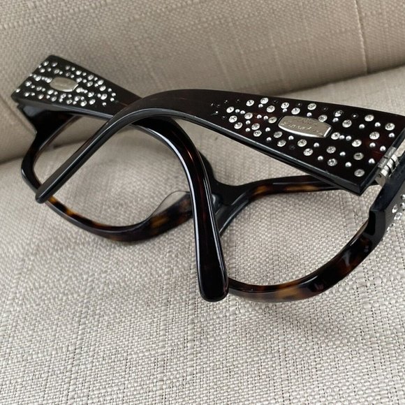 Fossil Signature Women Eyeglasses/sunglasses Frame Dark Tortoise Glasses 60[]14 - Picture 4 of 12